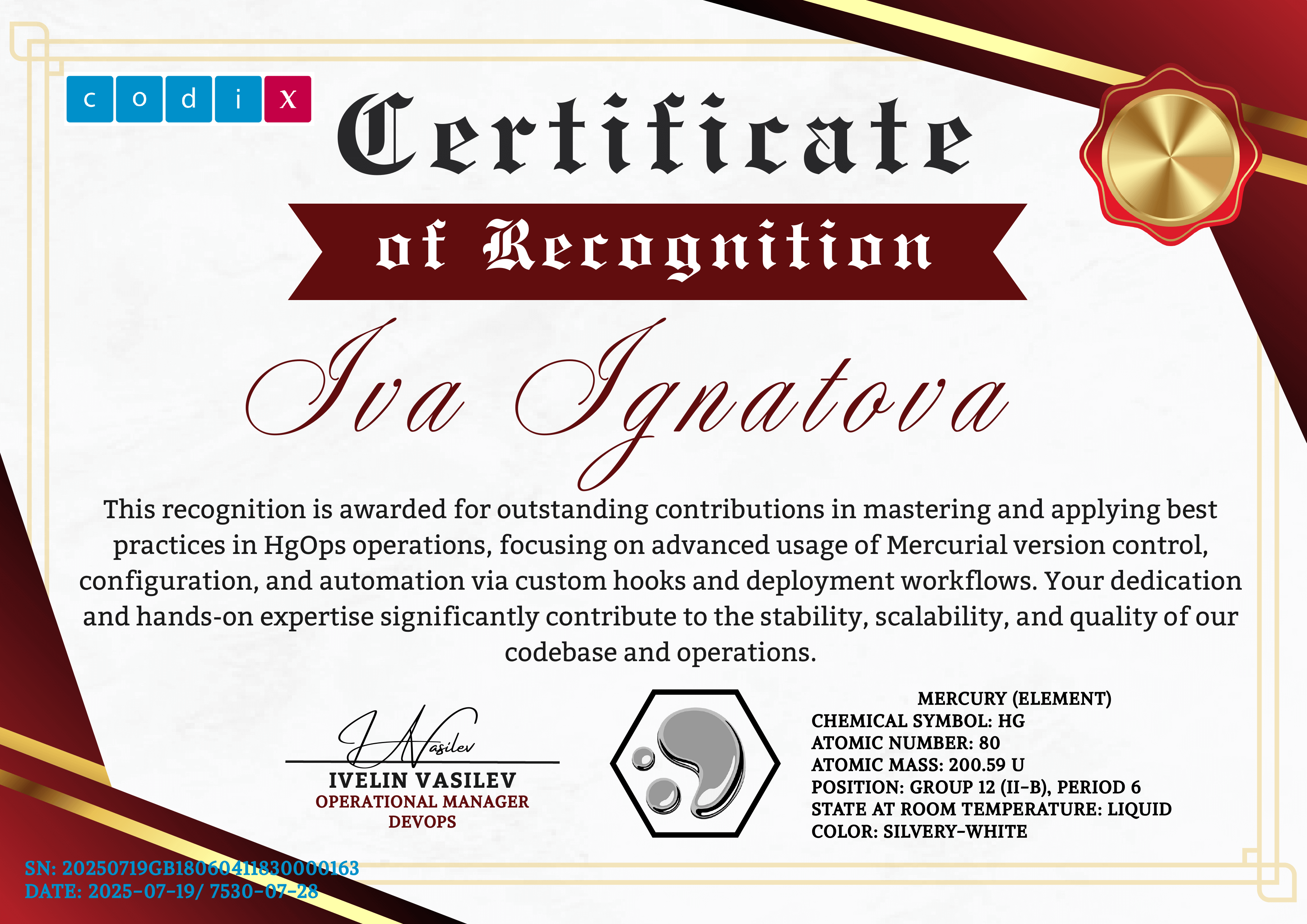 Mercurial HG DevOps Iva Ignatova